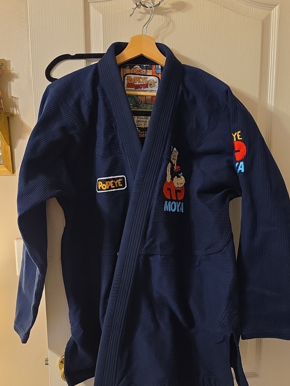 Popeye x Moya Navy Blue Brazilian Jiu-Jitsu Gi